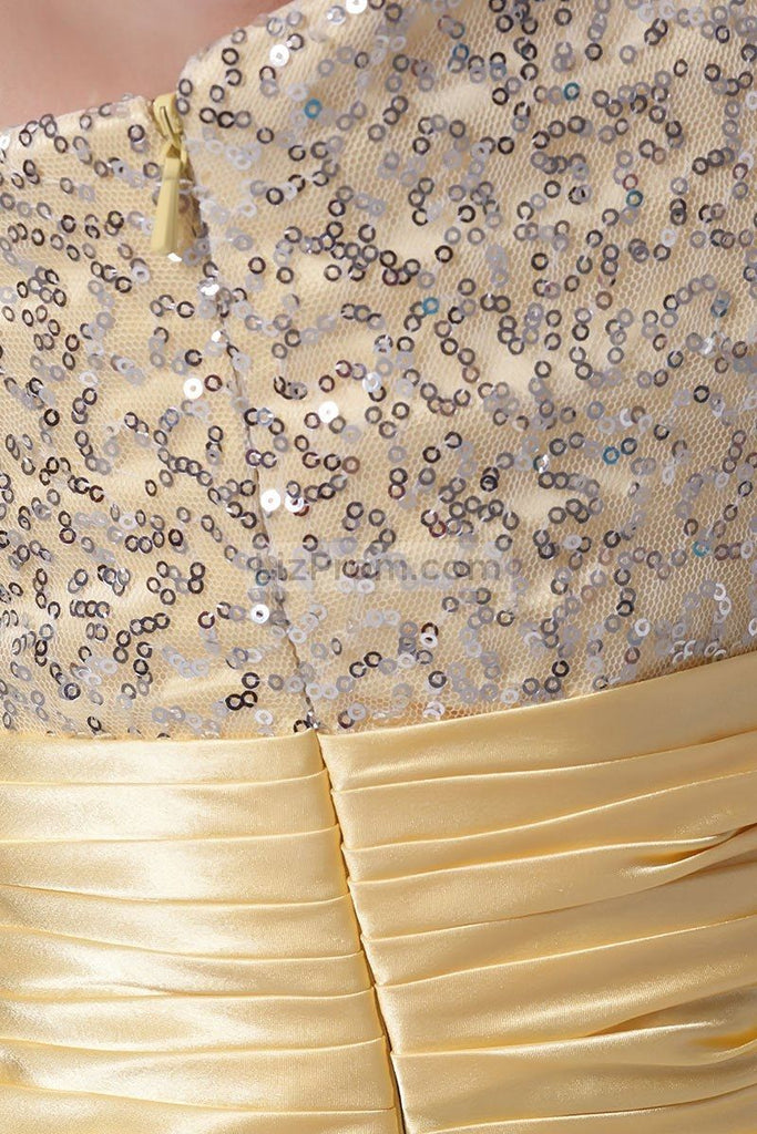 Daffodil Strapless Sequins Baby Doll Cocktail Dress4