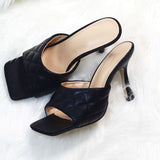 Women's Faux Leather Open-toe Sandals Office Shoes