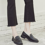 PU Flat Heel Flats Closed Toe Shoes