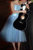 Taylor Inspired Light Sky Blue Strapless Dress No 1 Party For Our Song