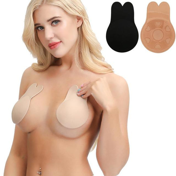 Invisible Silicone One-pieces Push Up Strapless Bra