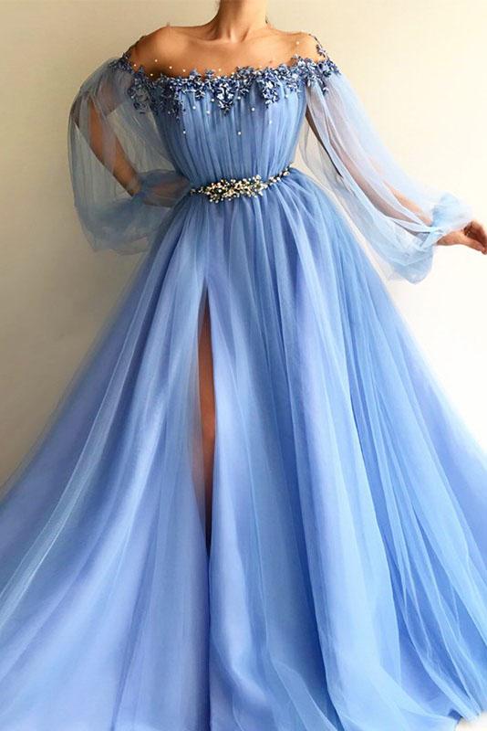 Sky blue princess dress clearance