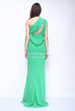 Hunter One Shoulder Thigh-high Slit Prom Dress