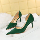 Fashion Stiletto Heels Women Pointed Toe Shoes